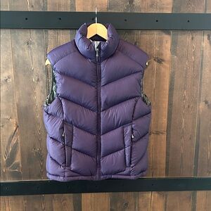 MEC Down Purple Puffer Vest Women’s Size L